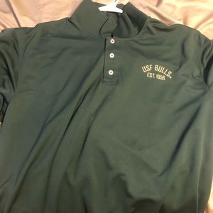 Green USF polo